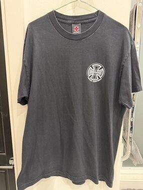 Men's Black Short-Sleeve Logo Tee